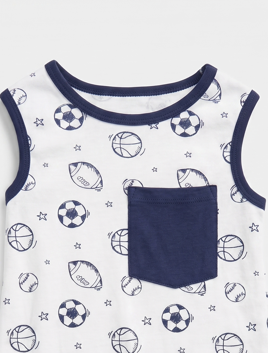 Navy blue printed jumpsuit