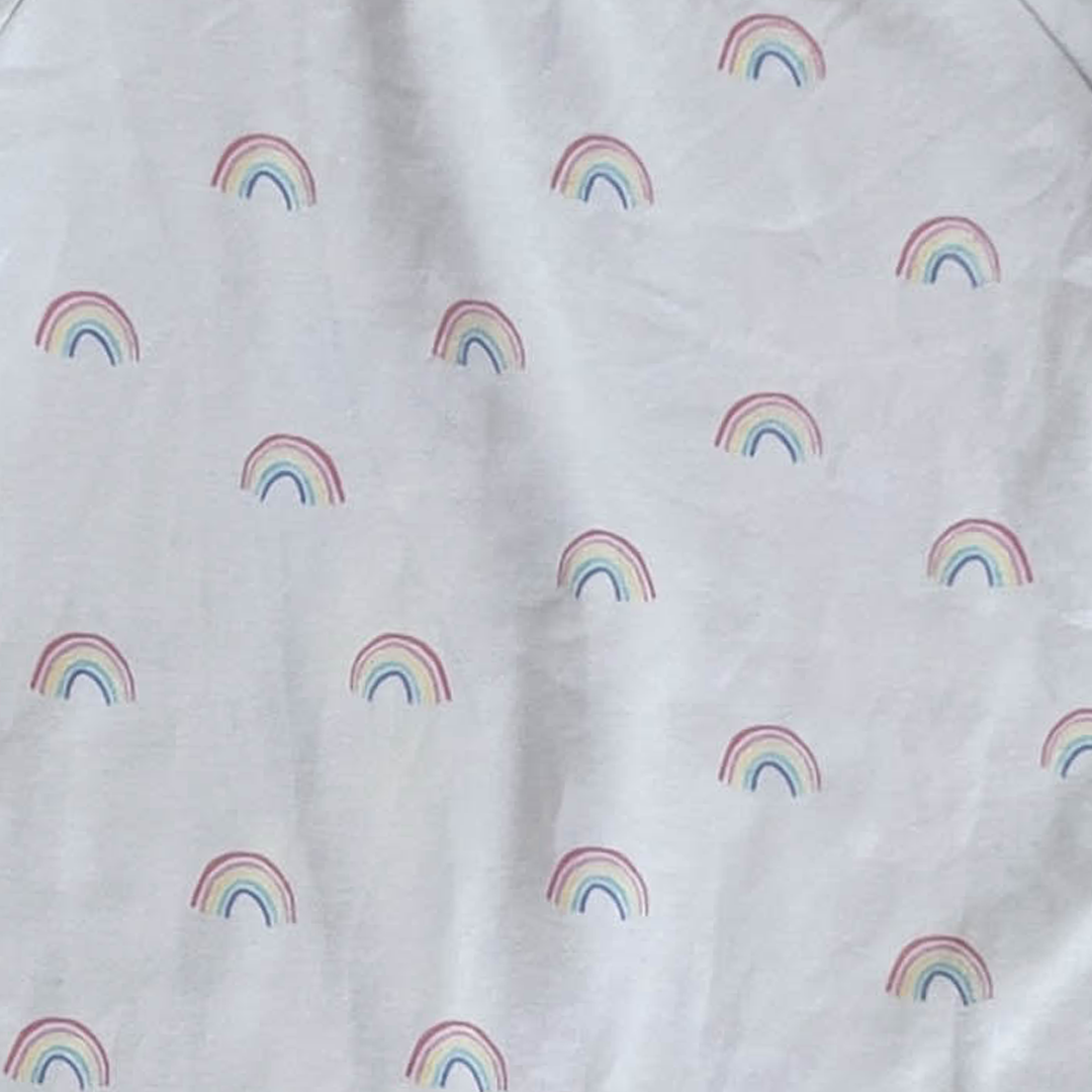 BLUE RAINBOW PRINTED JUMPSUIT