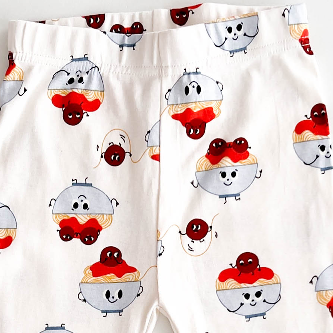 PRINTED COTTON PANTS