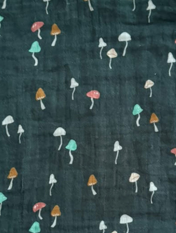 Woodland Mushroom – Muslin Swaddle