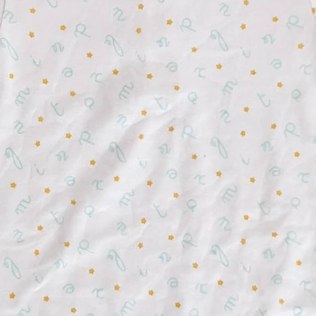 WHITE PATTERNED JUMPSUIT