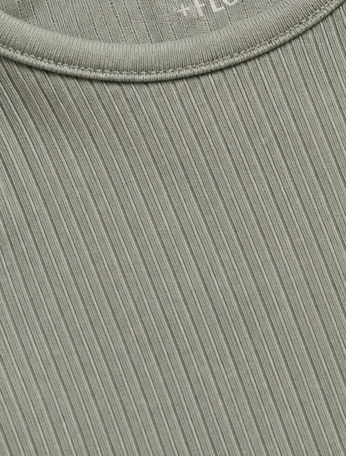 Sage green ribbed onesie