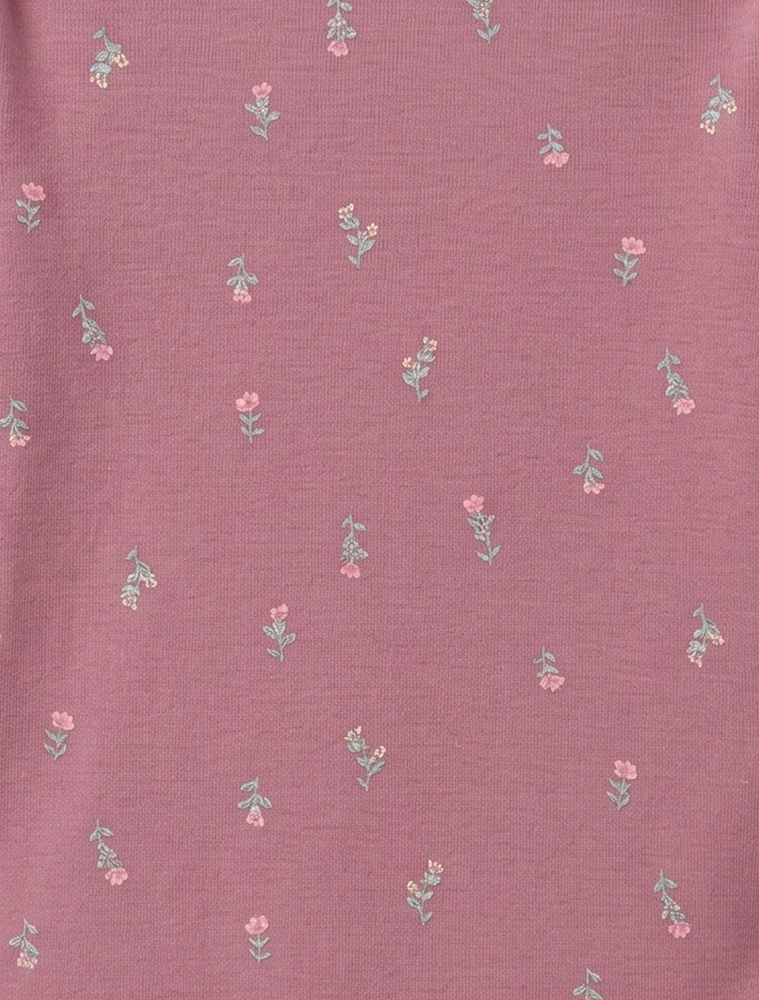 WINE FLORAL PRINTED ONESIE