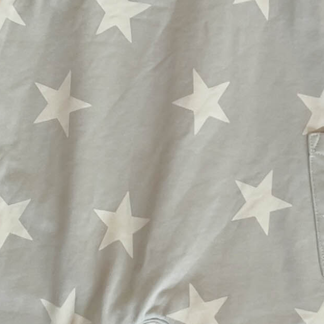 STAR PATTERNED GREEN DUNGAREE