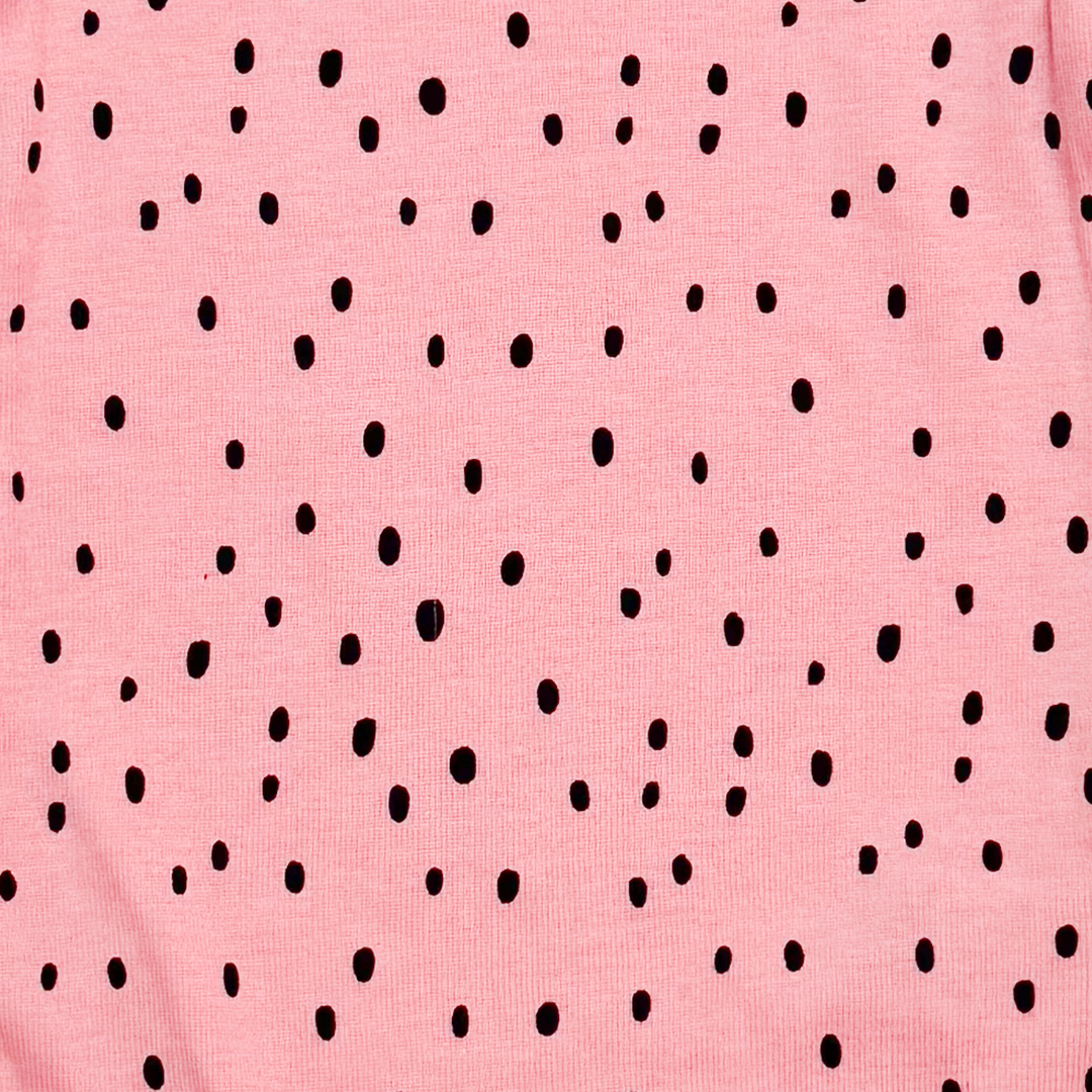 PINK DOTTED ONESIE