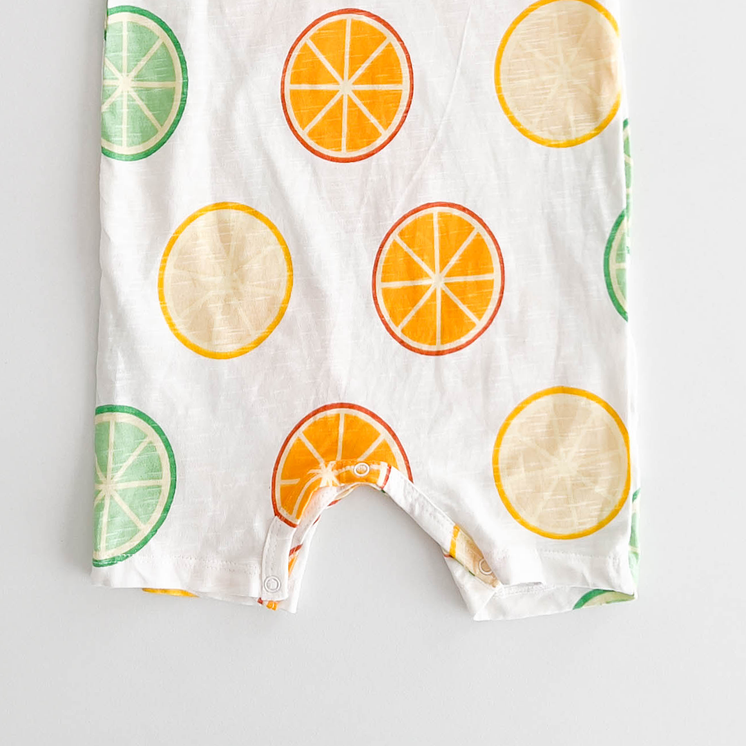 CITRUS PATTERNED JUMPSUIT
