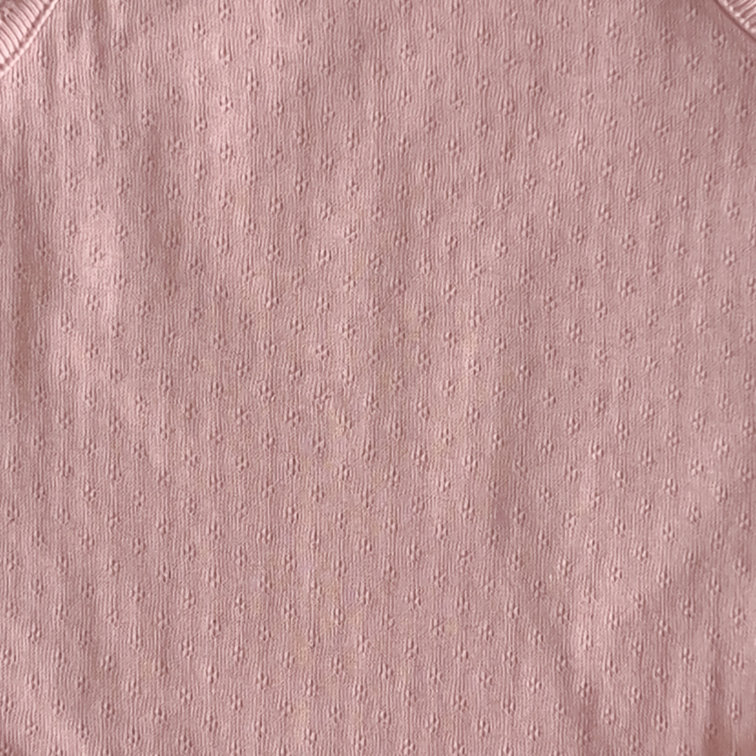 Spaghetti strap pink onesie