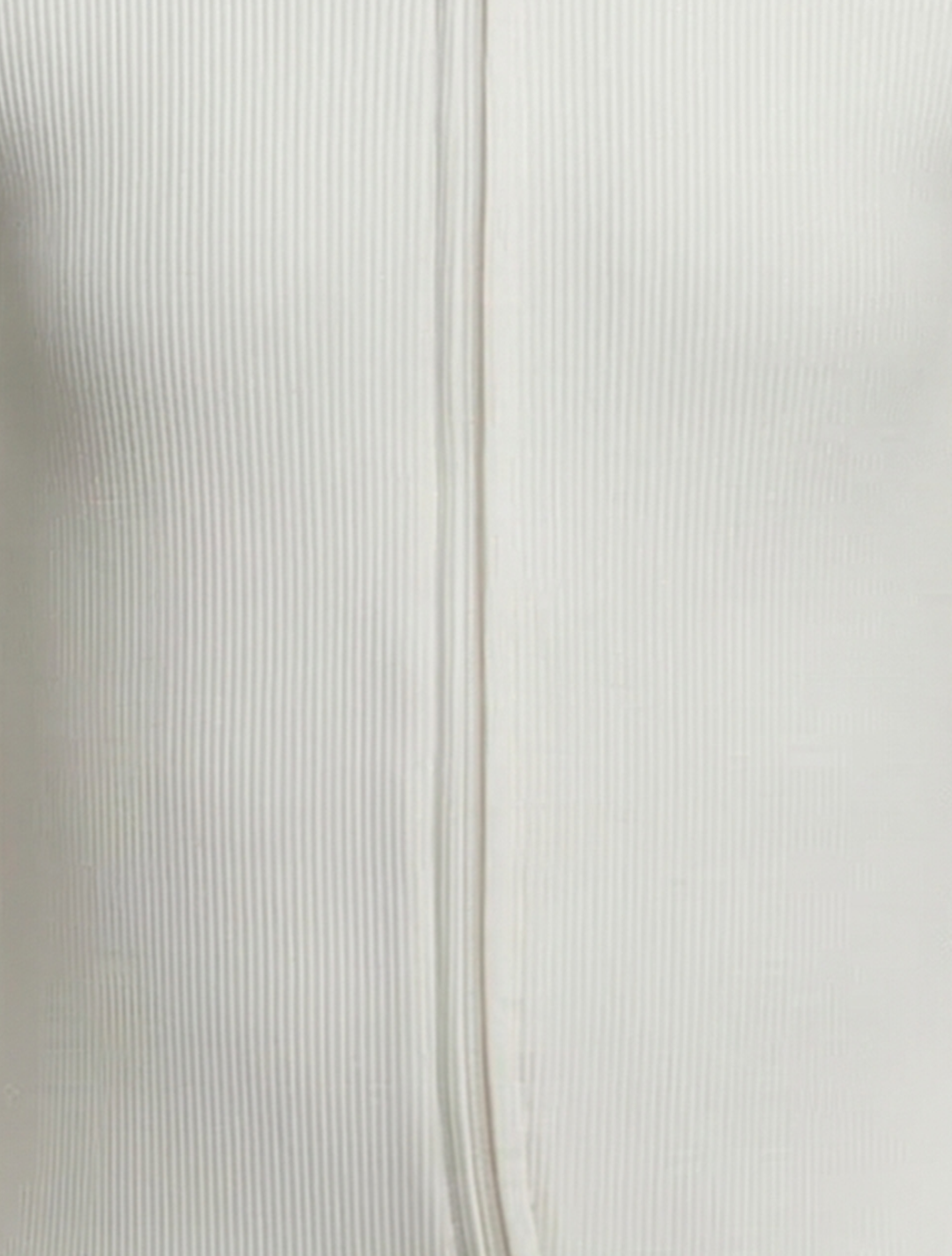 WHITE RIBBBED SLEEPSUIT