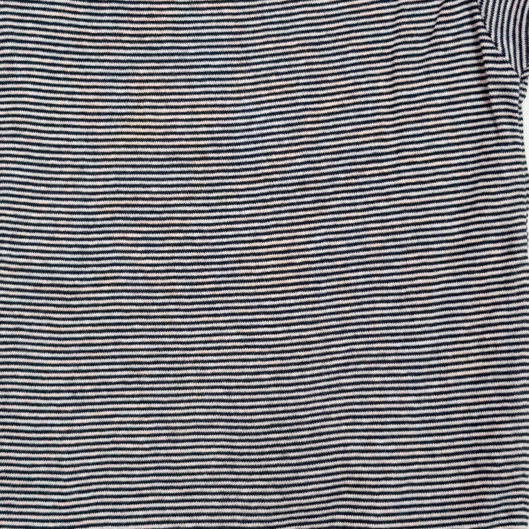 NAVY BLUE STRIPED ONESIE