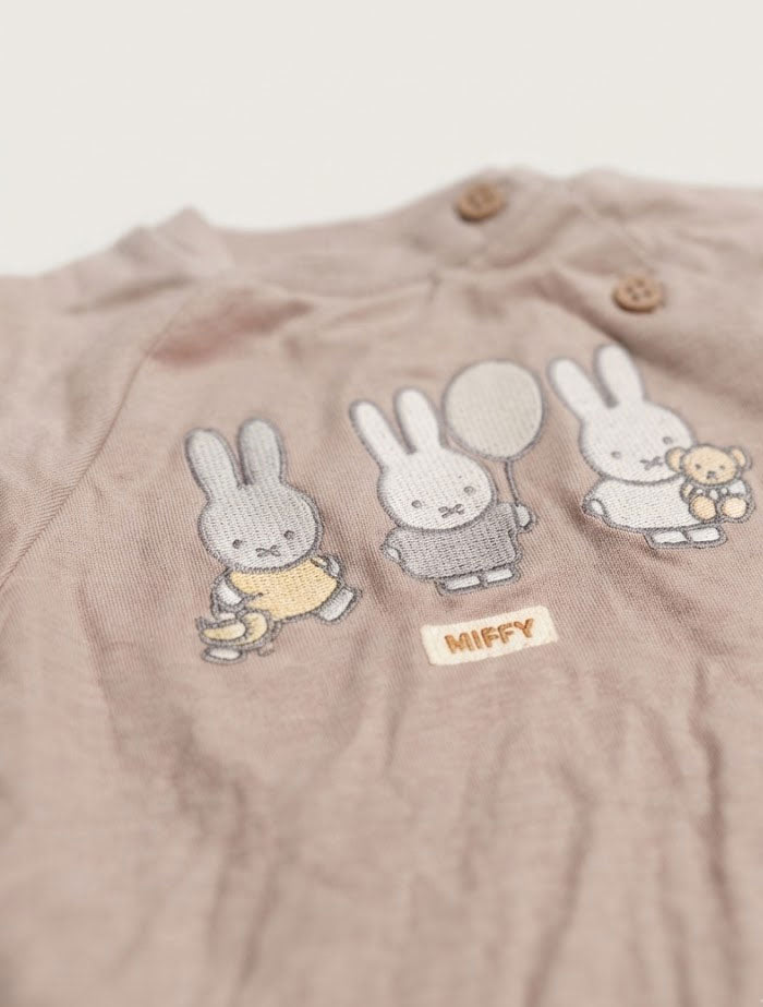 Brown bunny unisex jumpsuit