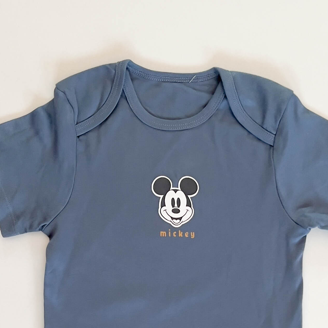 COOL BLUE MICKEY ONESIE