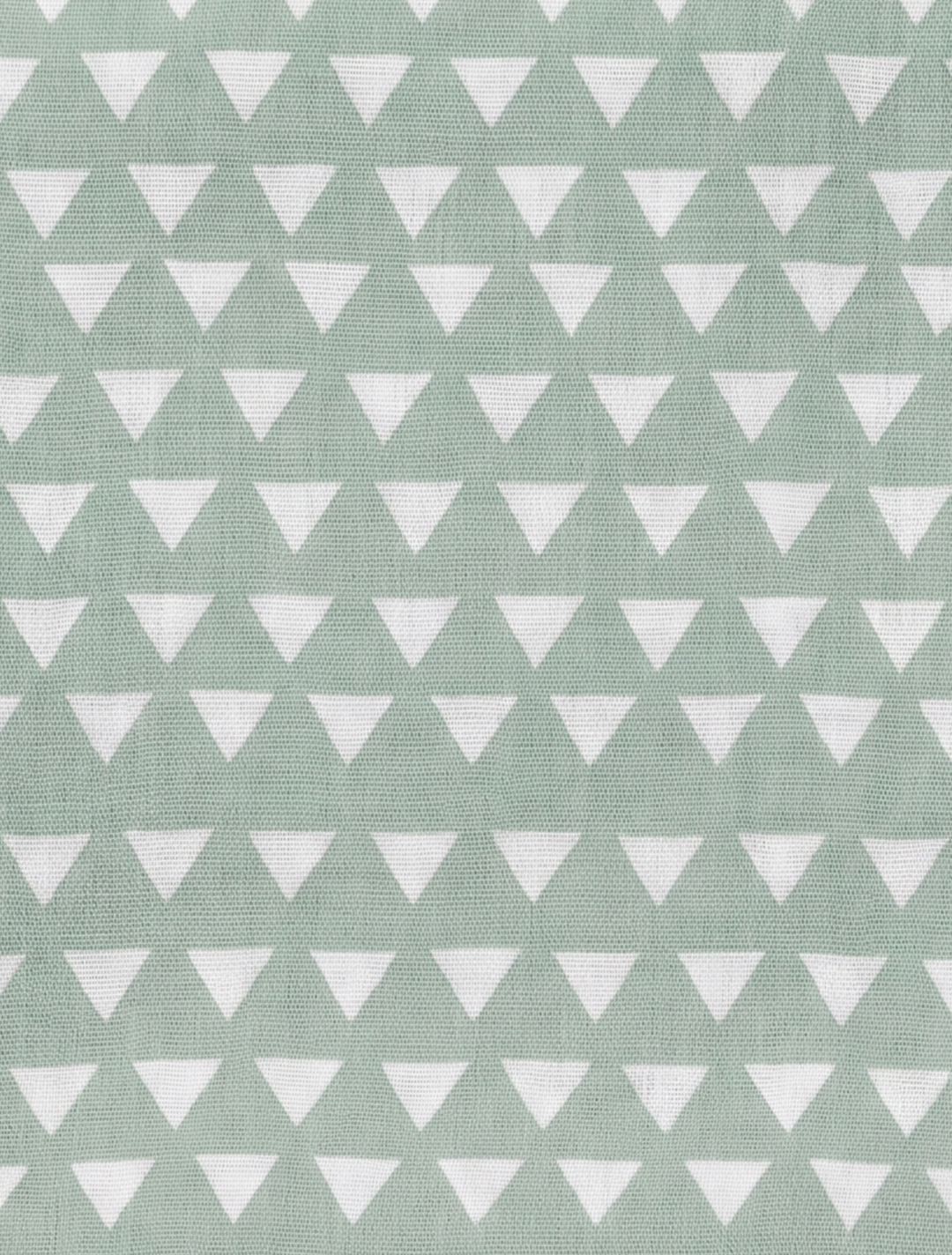 Pastel green patterned muslin swaddle