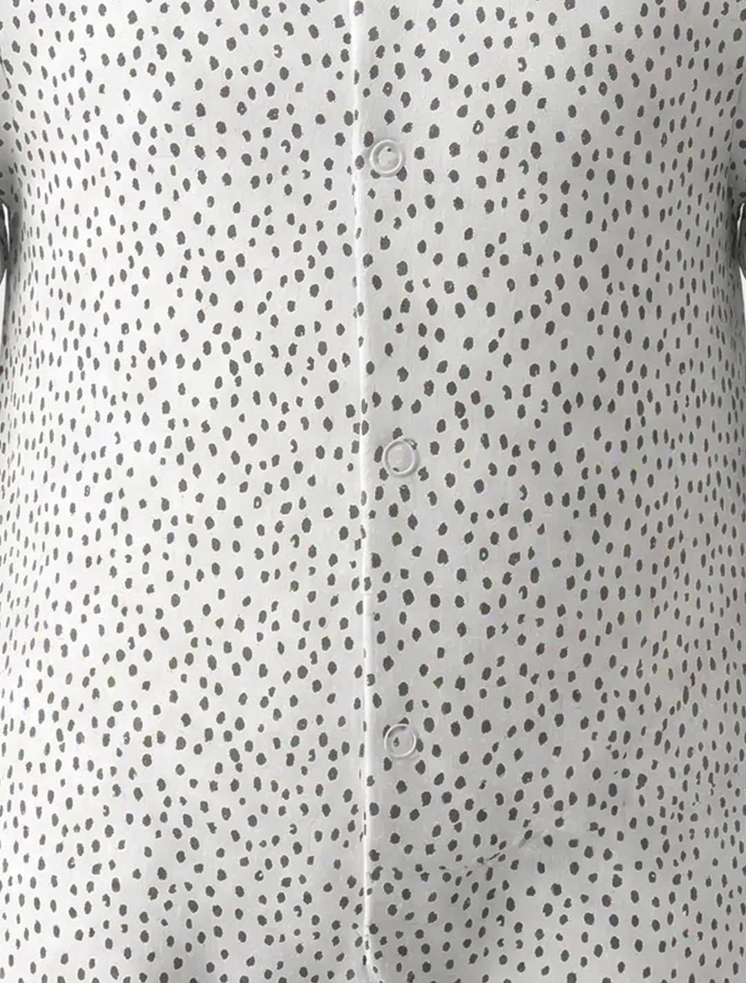 BLACK PRINTED BUTTON SLEEPSUIT