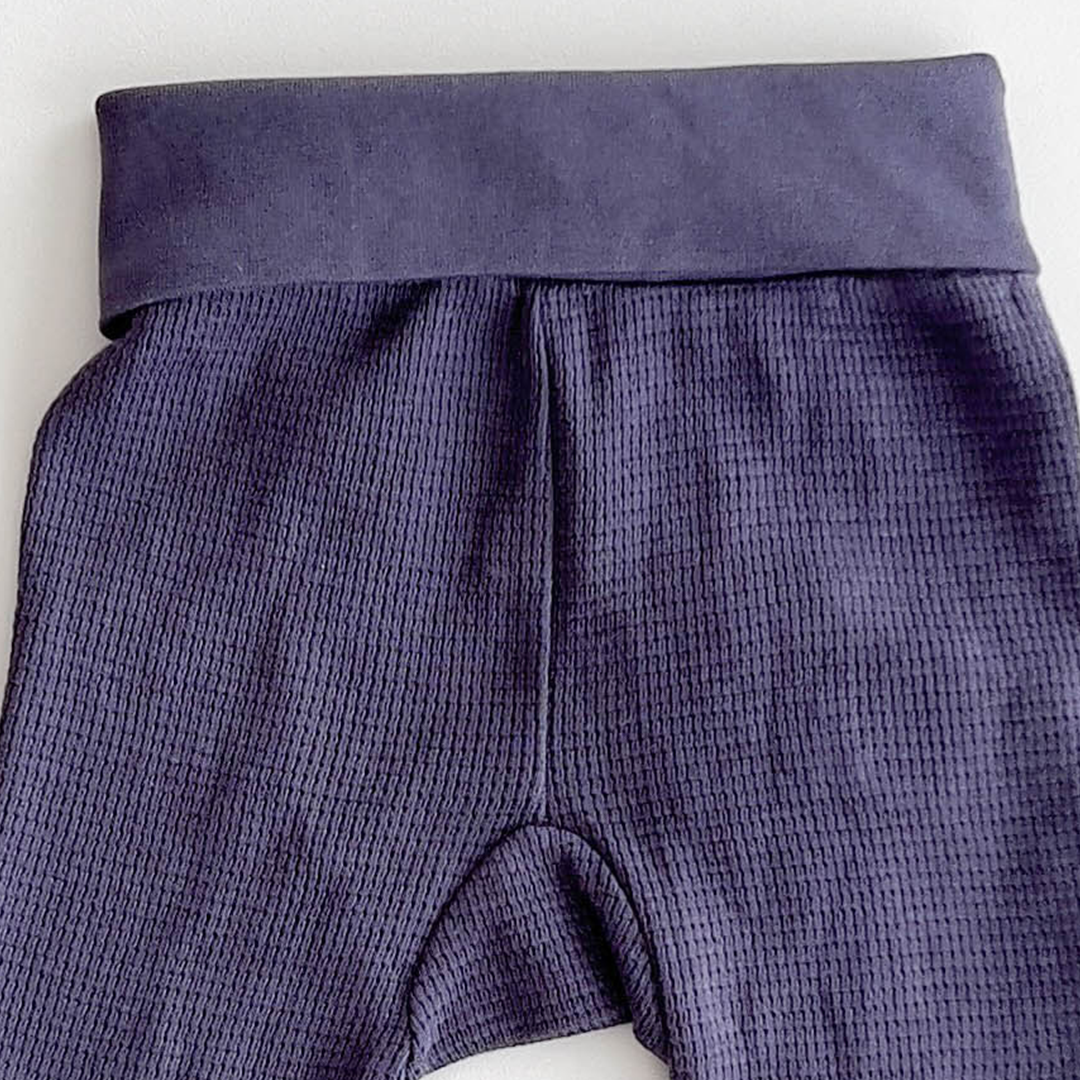 NAVY BLUE KNIT PANTS
