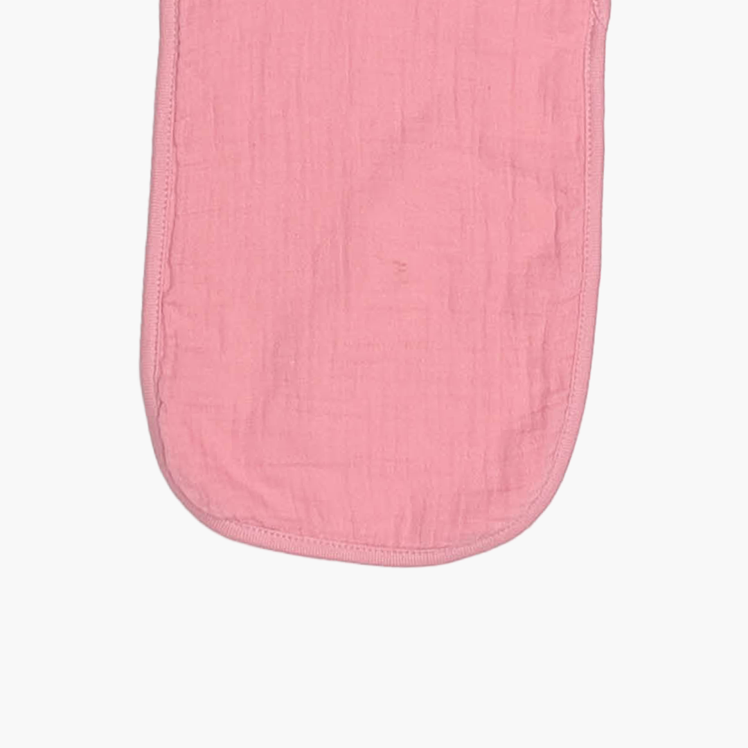 DUSTY PINK MUSLIN BURP CLOTH