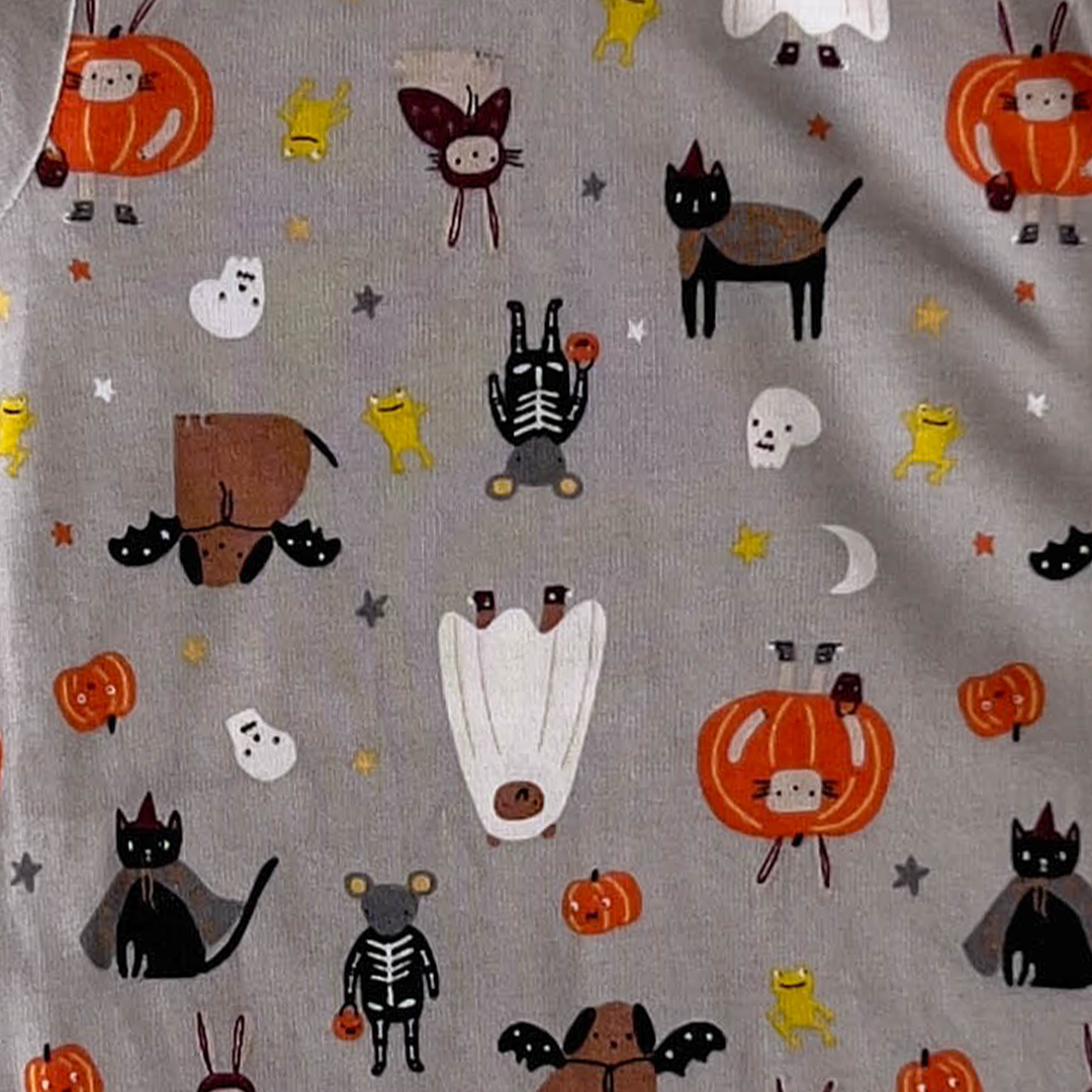 HALLOWEEN PATTERNED ONESIE