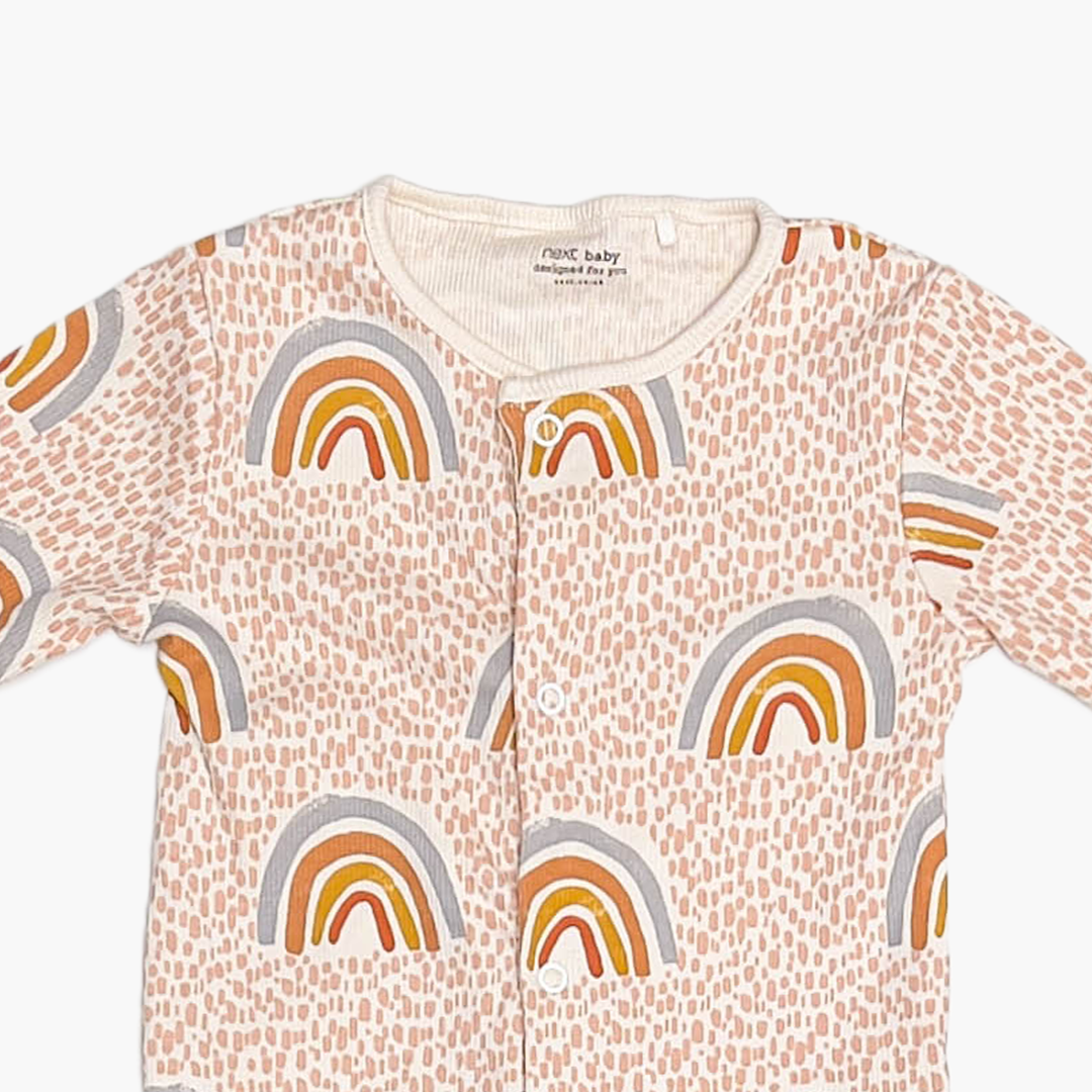 RAINBOW PATTERNED ROMPER