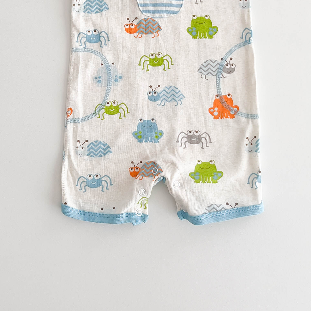 PRINTED SLEEVLESS JUMPSUIT