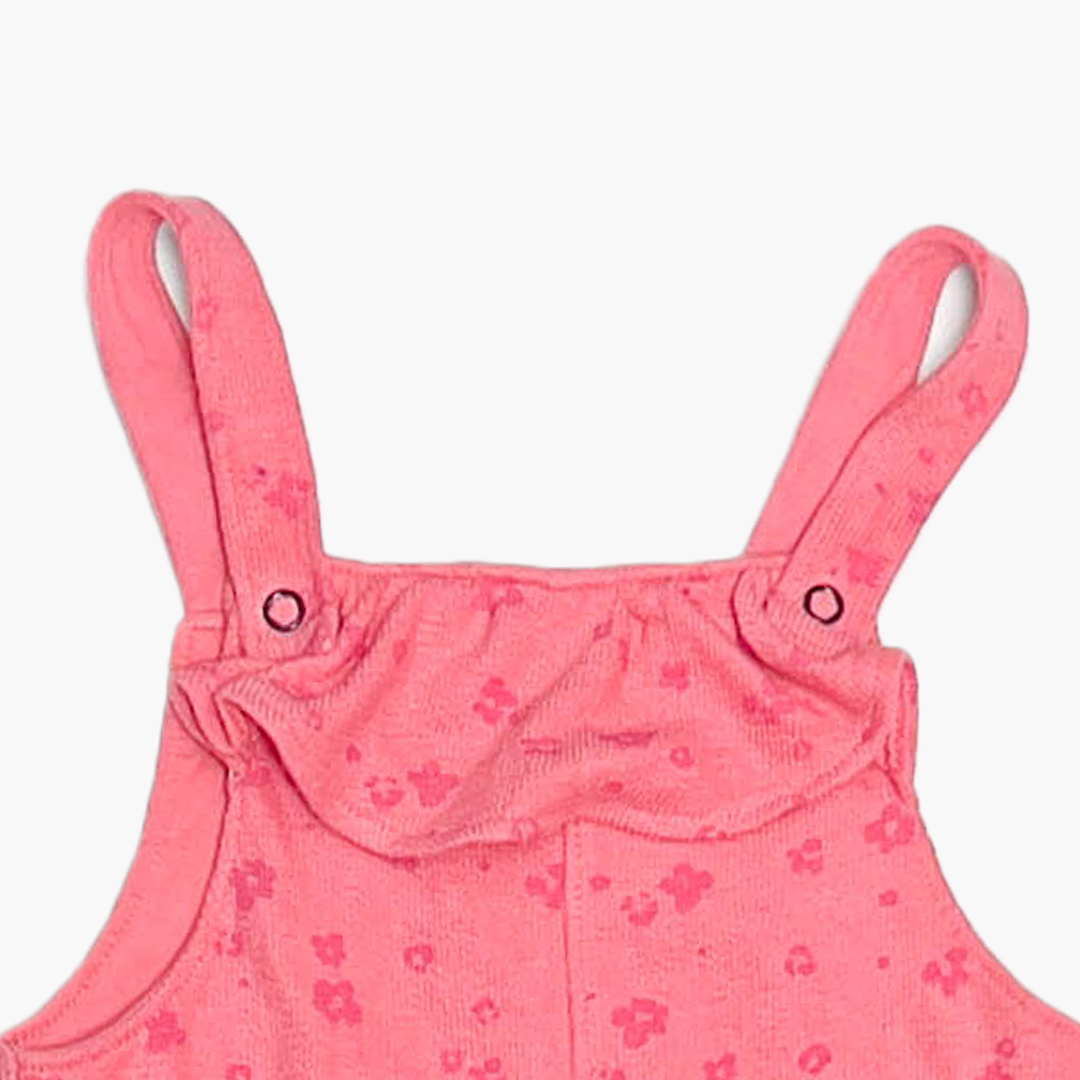 PINK PATTERNED DUNGAREE