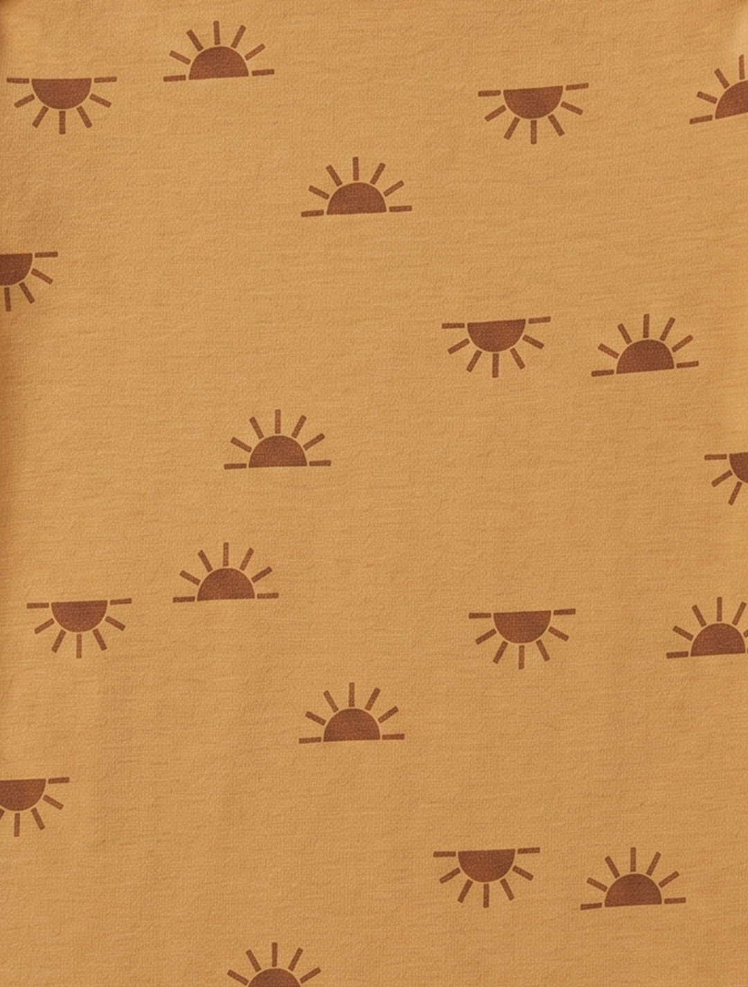 YELLOW SUN PRINTED ONESIE