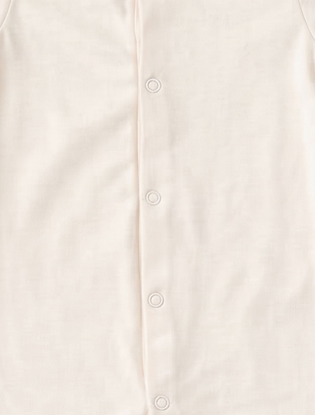 BEIGE BUTTON SLEEPSUIT