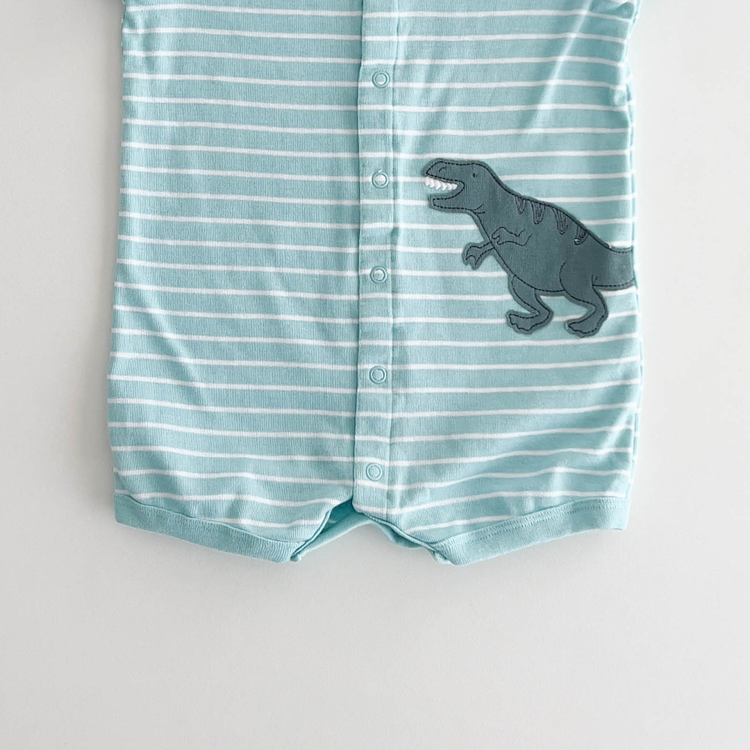 BLUE STRIPED JUMPSUIT