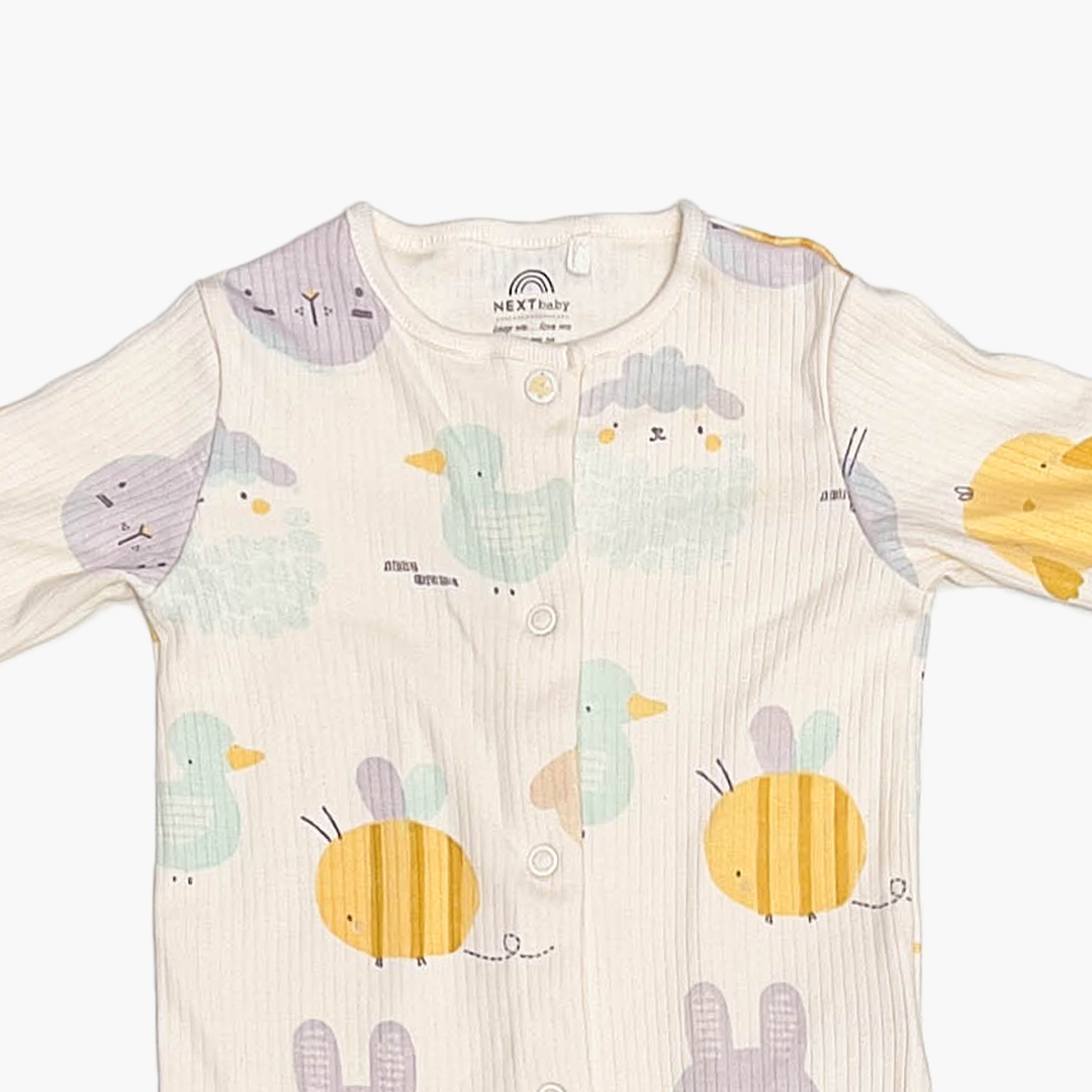 CUTE PRINTED RIBBED ANIMALS