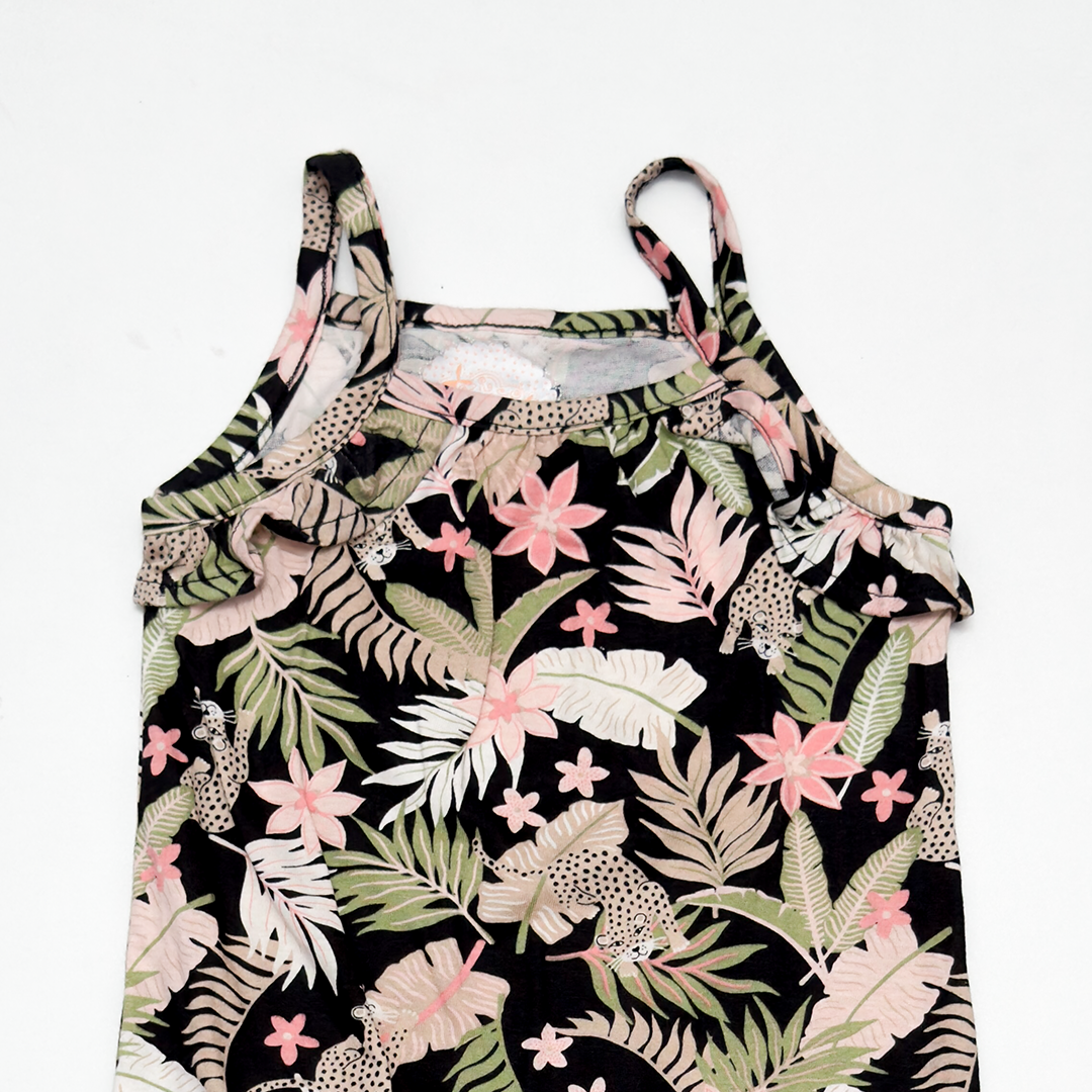 TOPICAL PRINTED SLEEVELESS ROMPER