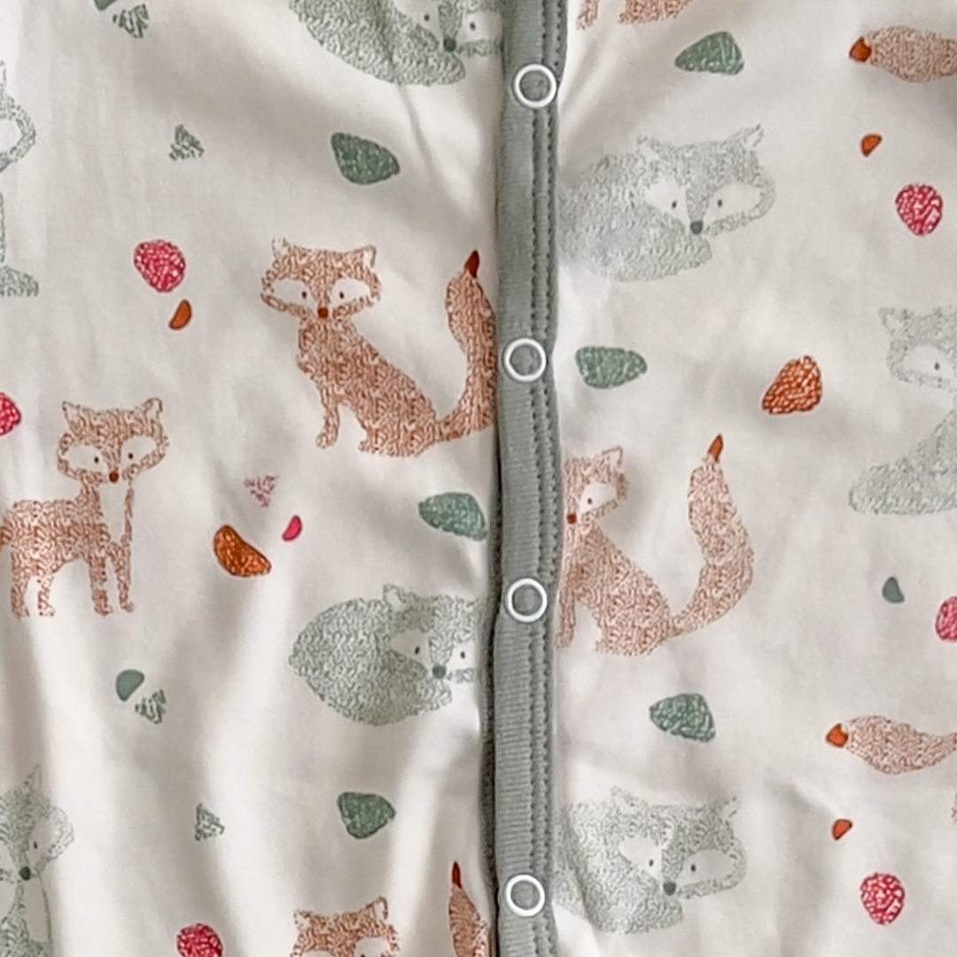 FOX PRINTED SLEEPSUIT