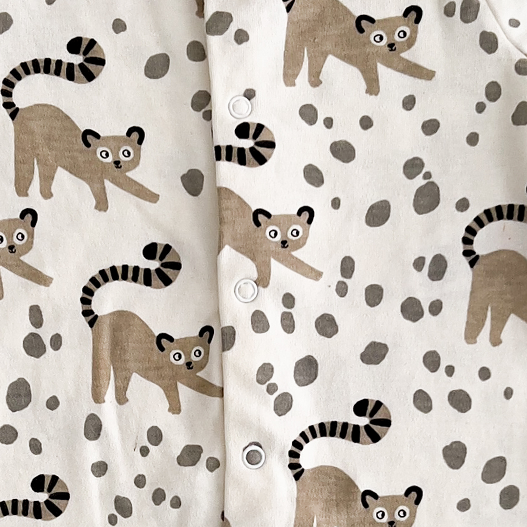 ANIMAL PRINTED SLEEPSUIT