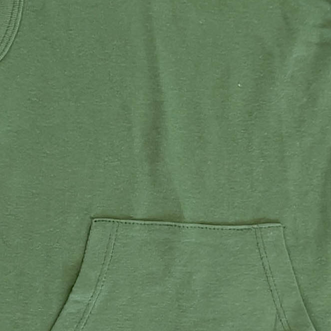 GREEN PLIAN COTTON JUMPSUIT