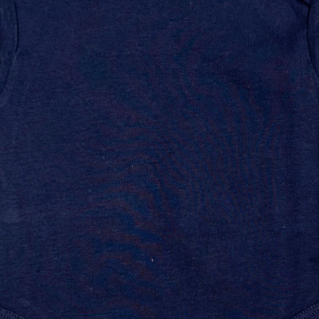 NAVY BLUE SOLID COLOUR ONESIE