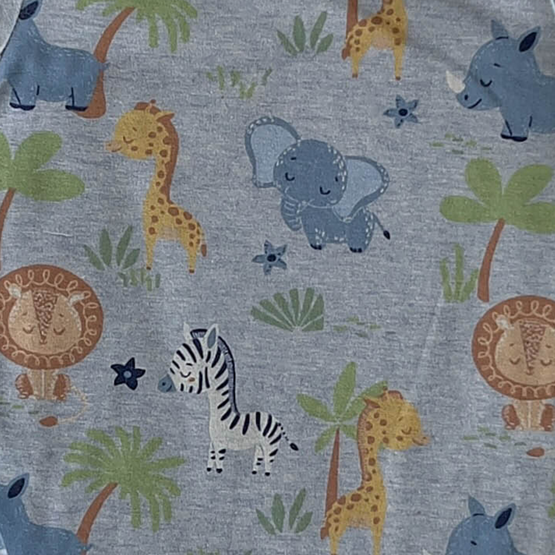 SPROUT ANIMAL PATTERNED ONESIE