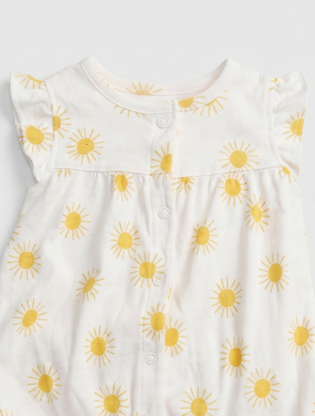 Yellow sun printed fancy jumpsuit