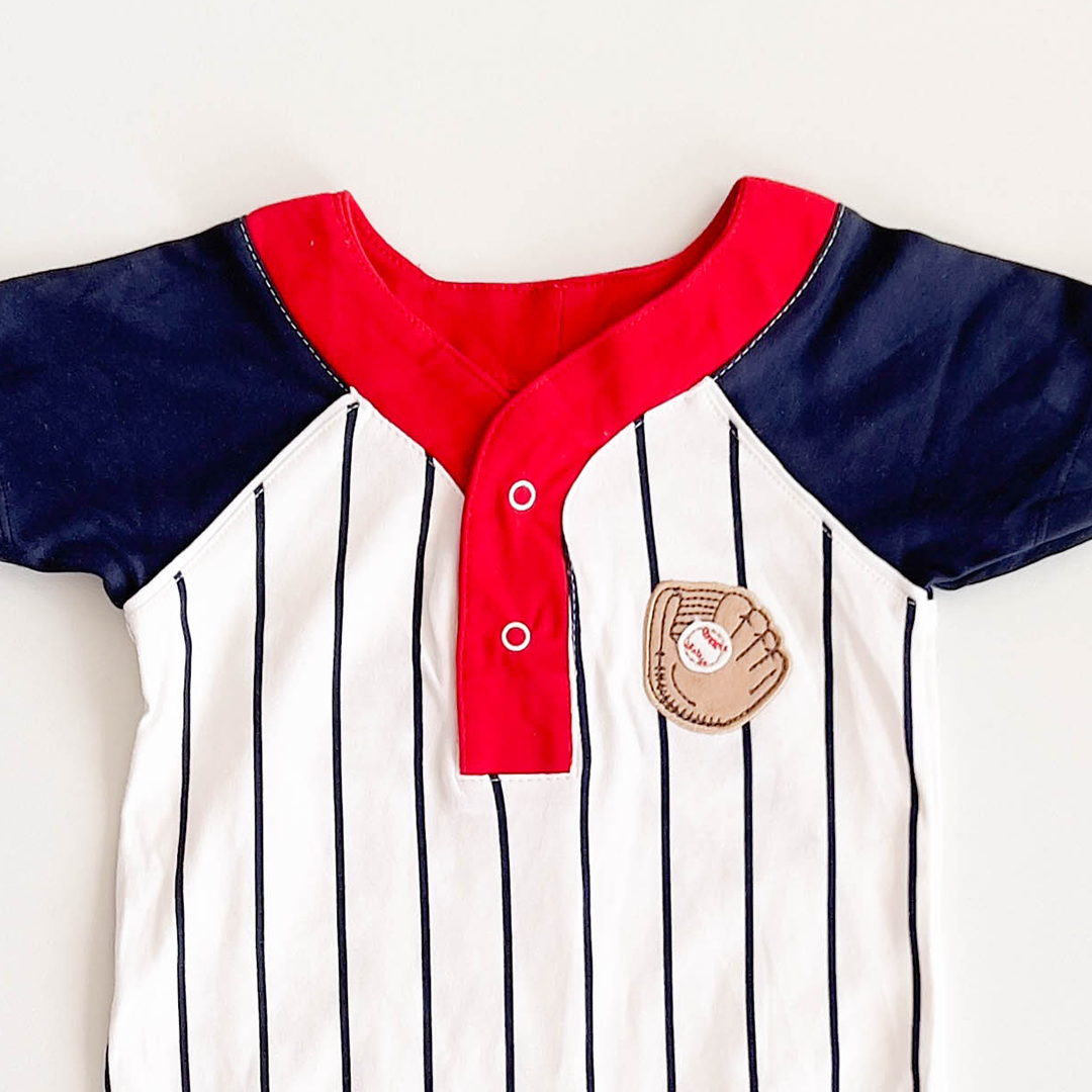 BOYS STRIPED JUMPSUIT