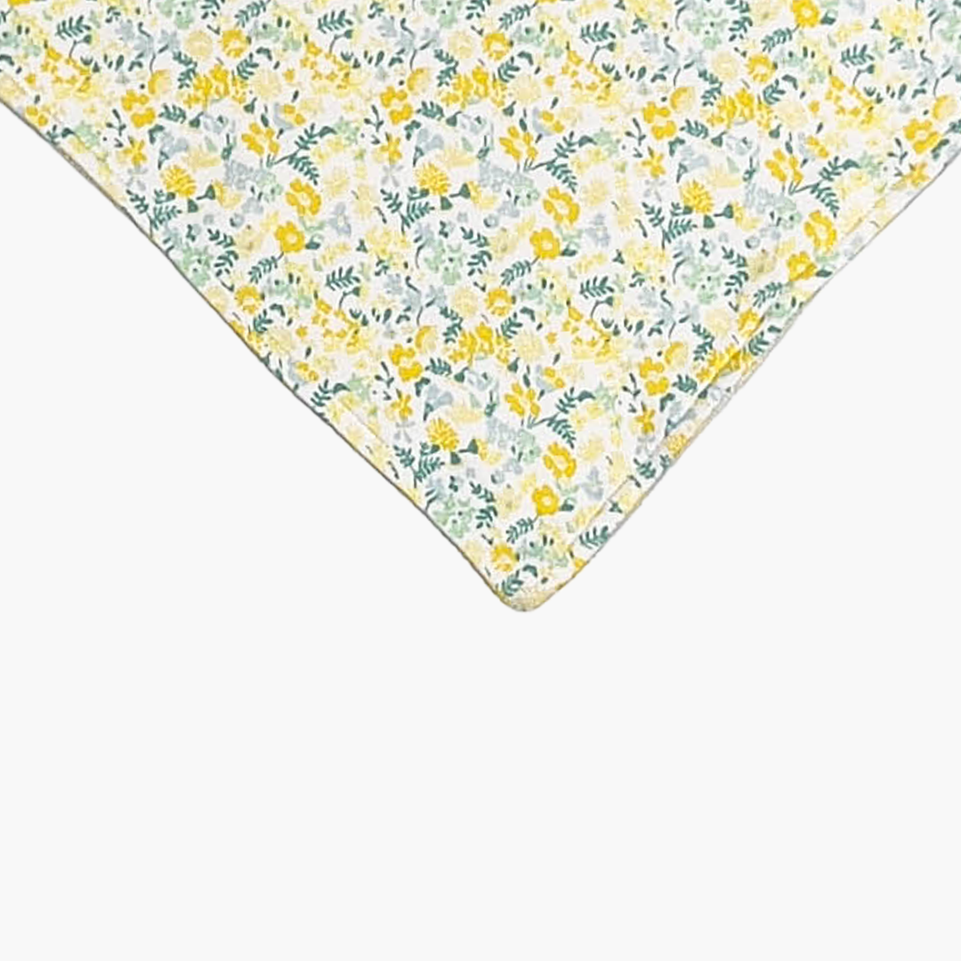 YELLOW FLORAL BIBS