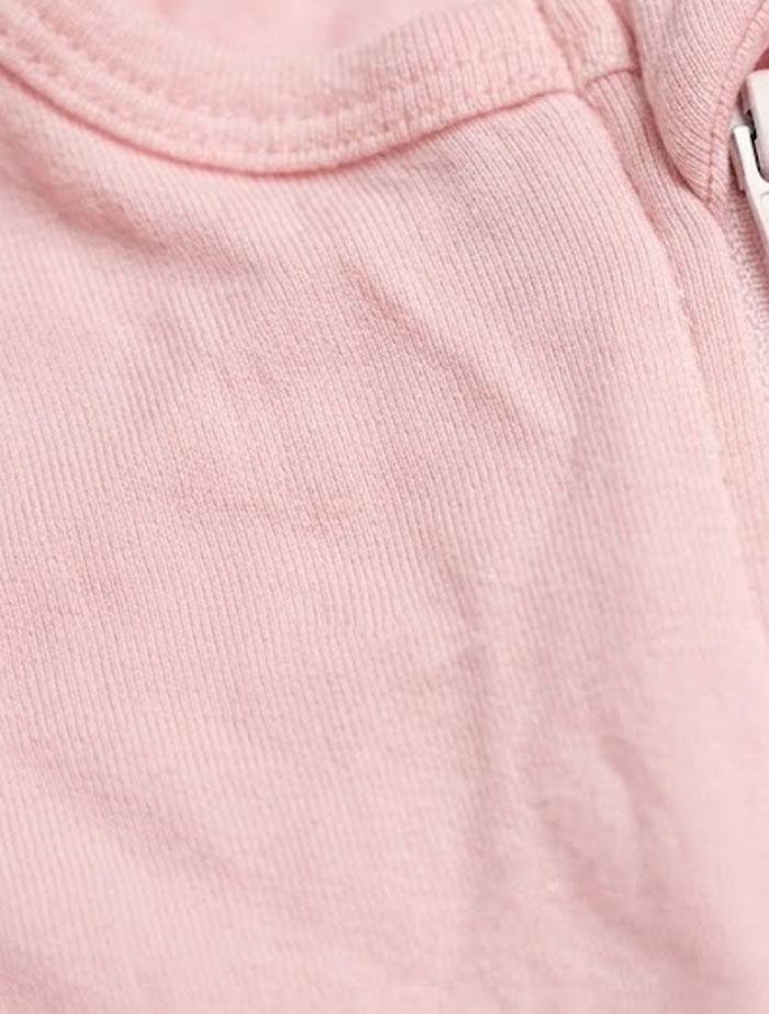Pink 2 way zipper sleepsuit