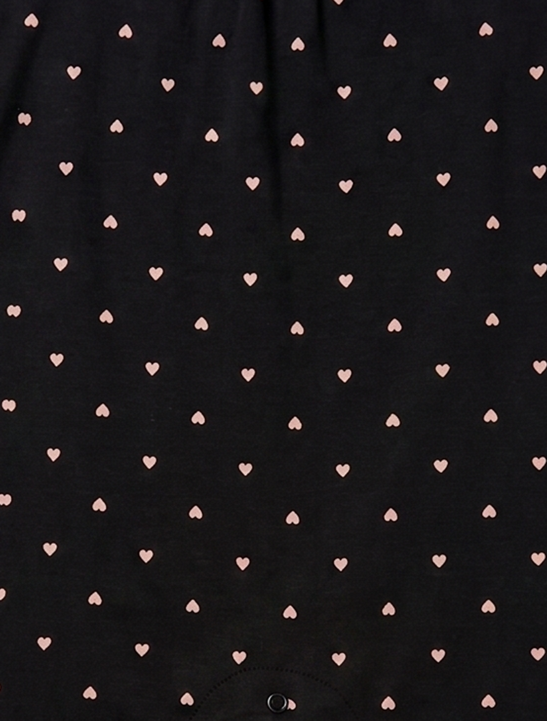 BLACK LOVE PRINT FANCY ROMPER
