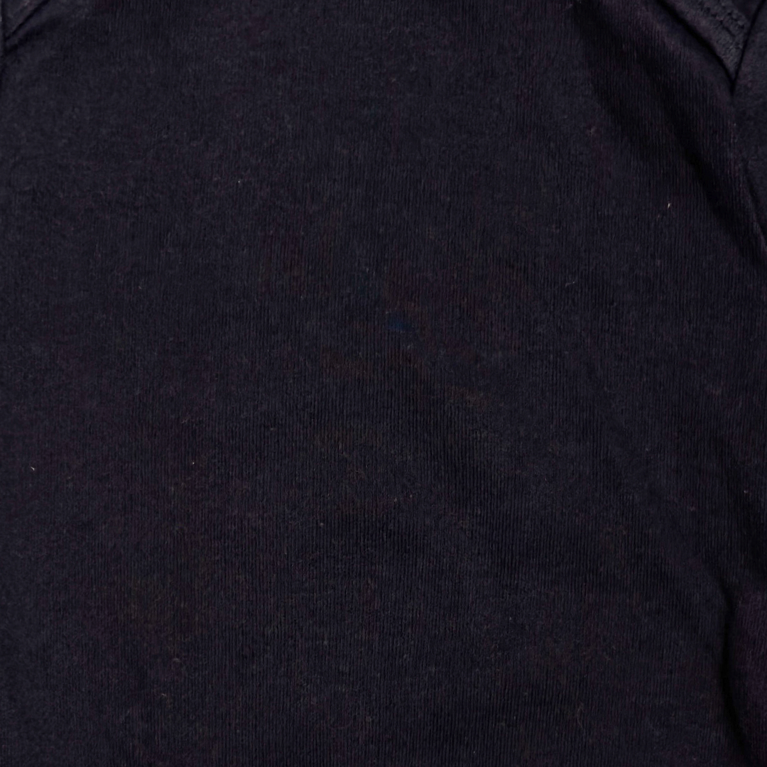 BLACK SOLID ONESIE