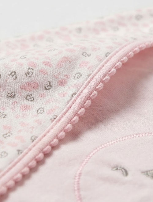 PINK SWADDLING BABY BLANKET