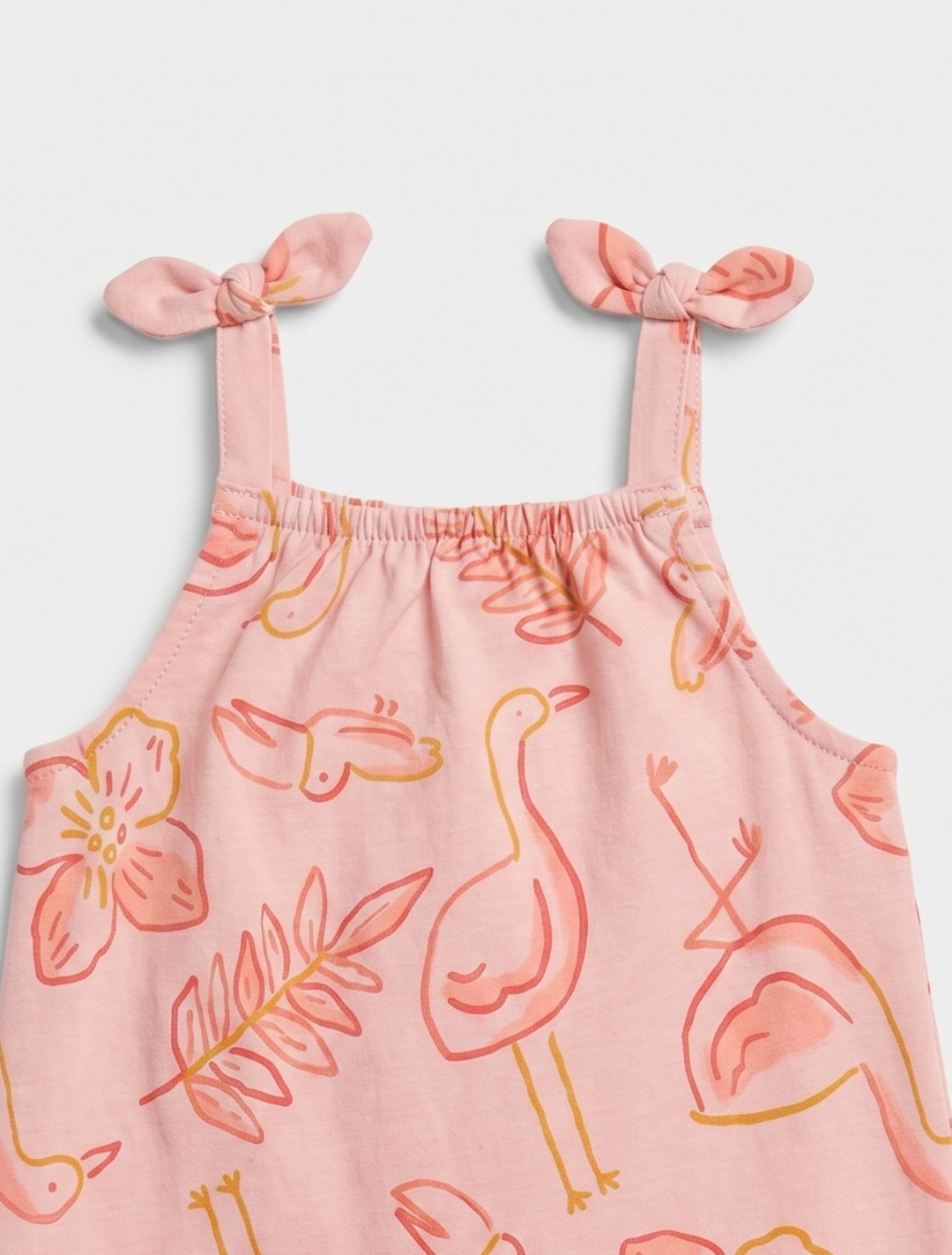 Peach fancy printed jumpsuit