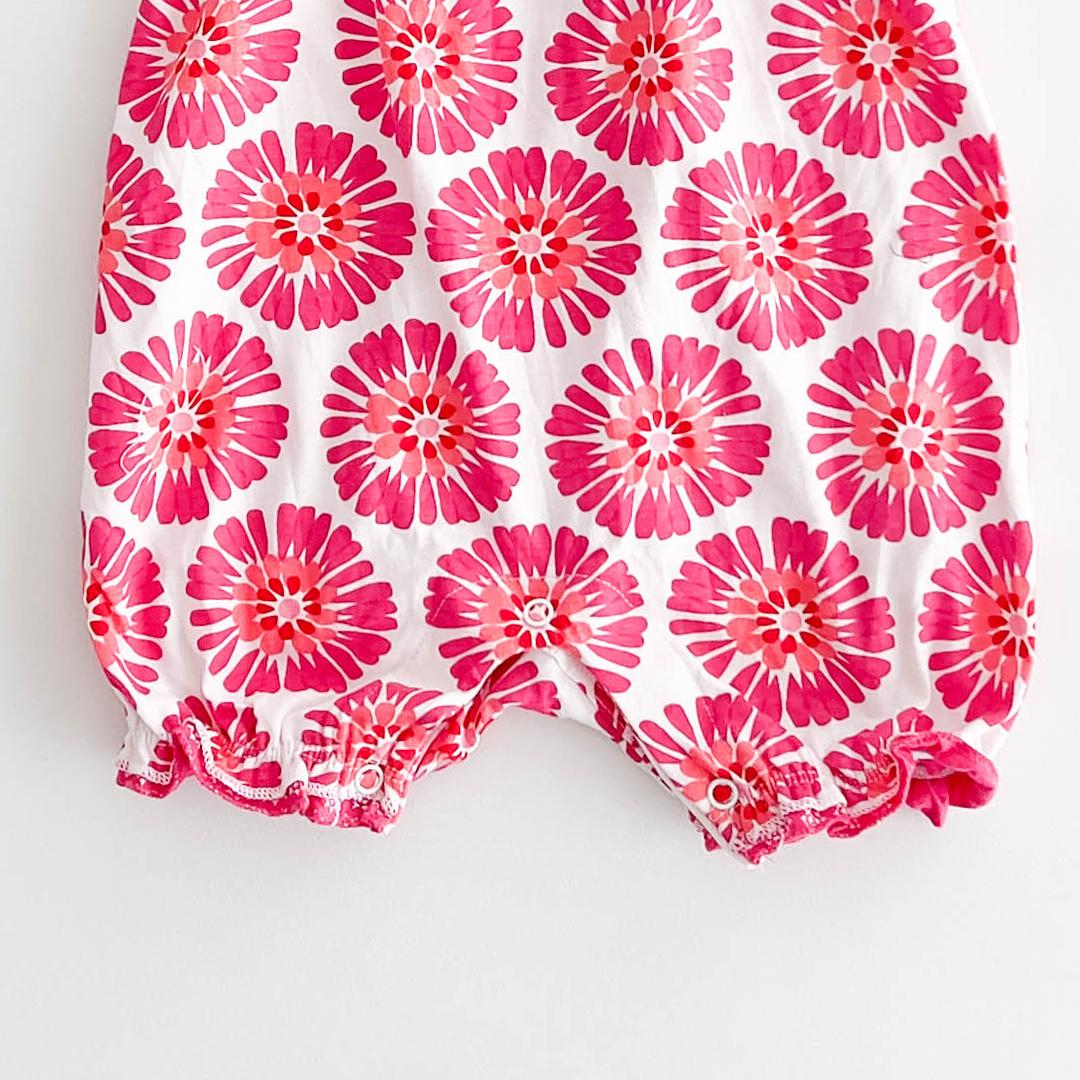 PINK FLORAL PRINTED JUMPSUIT