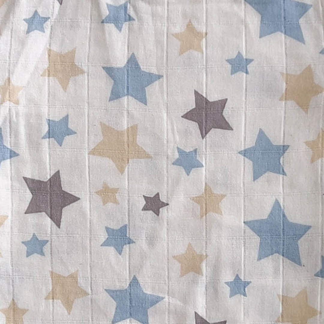 MUSLIN STAR PRINTED ONESIE