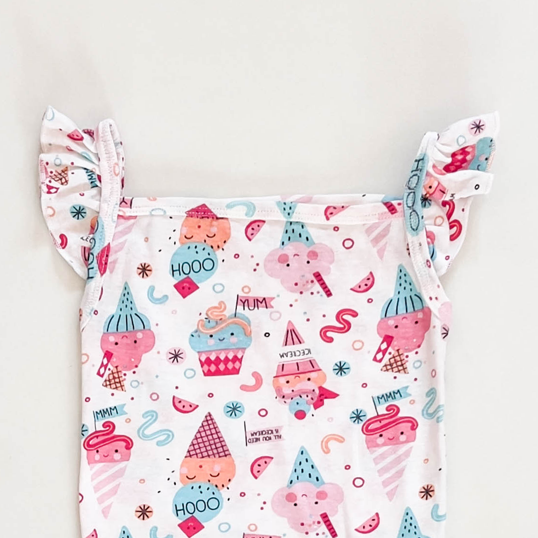 ICECREAM PRINTED ONESIE