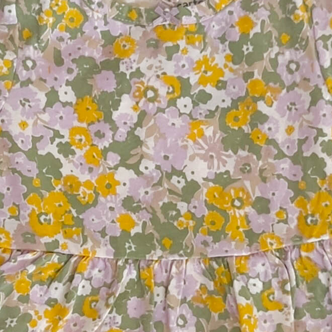 MULTICOLURED FLORAL SUNSUIT