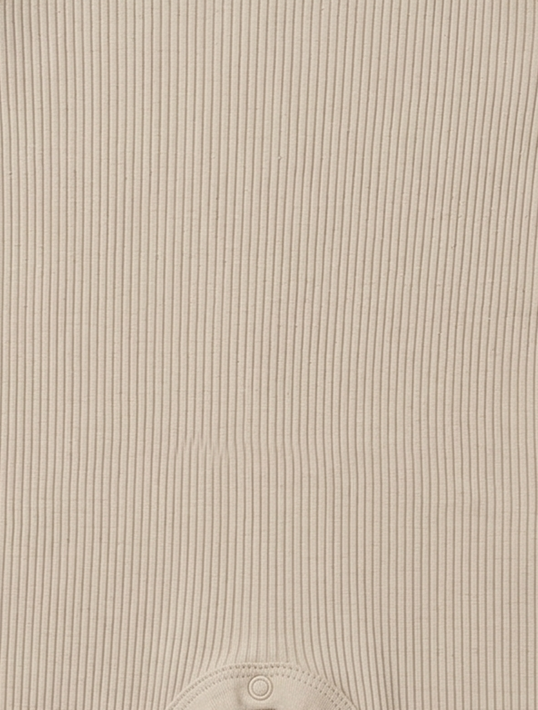BEIGE RIBBED SLEEVELESS ROMPER