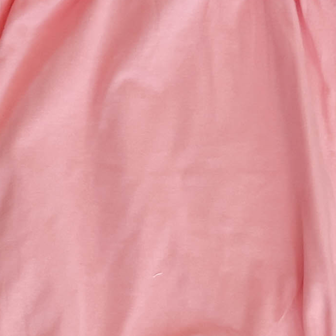 PINK PLAIN FANCY ONESIE