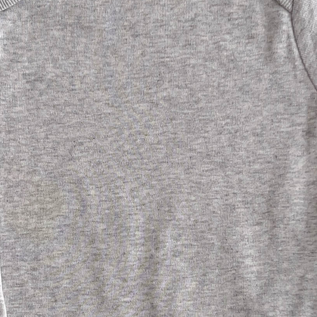 GREY PLAIN COTTON ONESIE