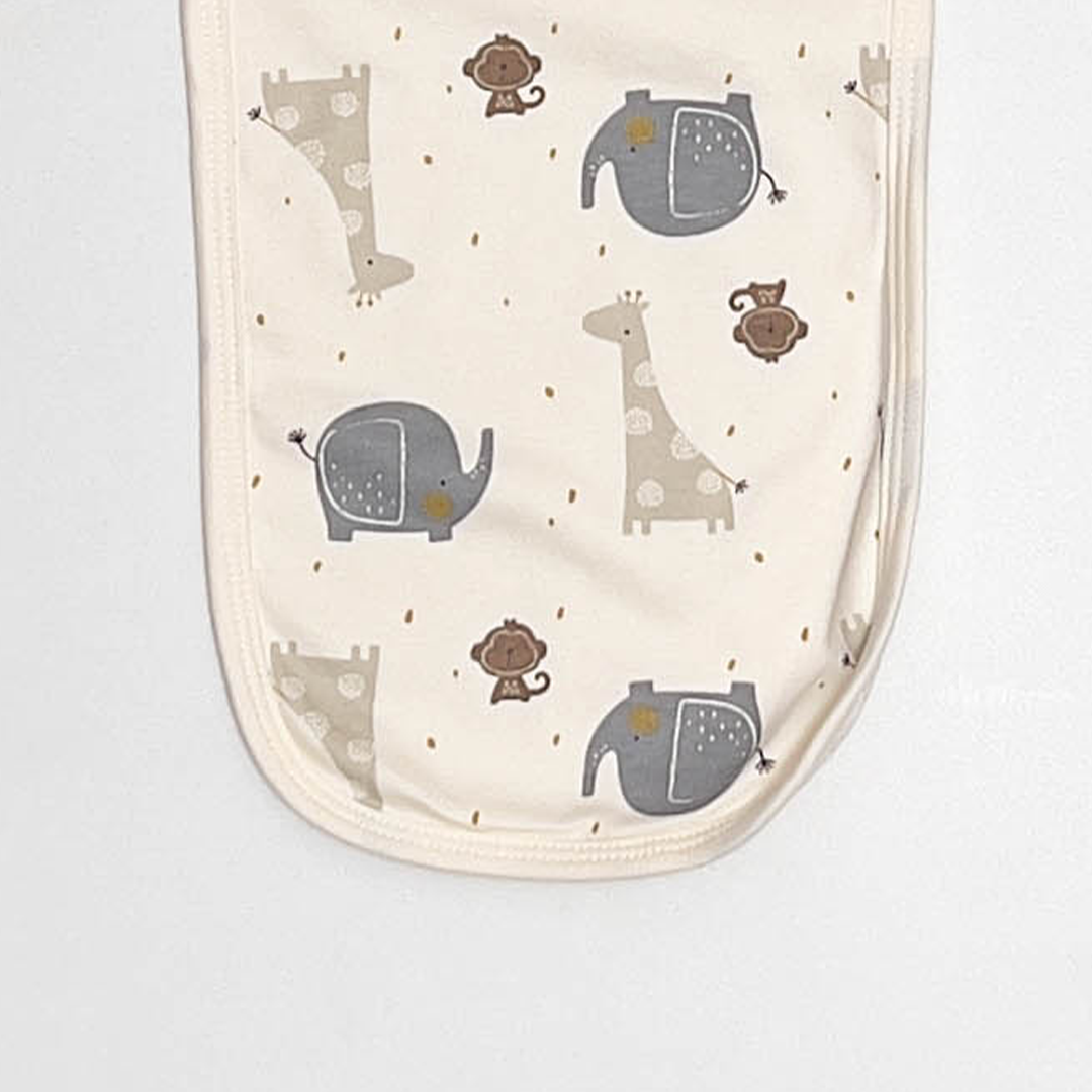 OFF WHITE ANIMAL PRINTED BURP CLOTH