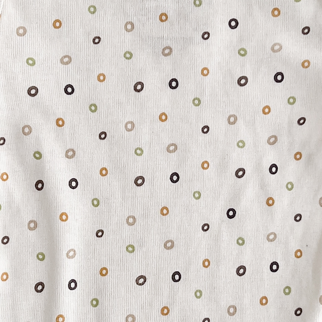 dot patterned onesie